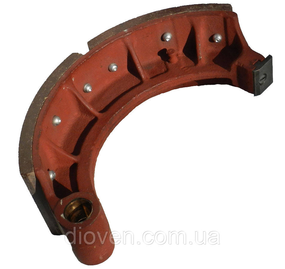 Колодка торм. КРАЗ (B = 150 mm) задня 255, 6510 задн. з наклей. у зборі СМ.255Б-3502090 (Арт. 255Б-3502091)