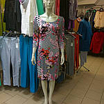 Плаття трикотажне сакура в горох пл 008-1 черкаси віскоза бавовна , фото 6