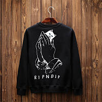 Світшот чорний  ⁇  RipNDip logo top