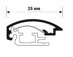 Рамка з клік системою 25 мм