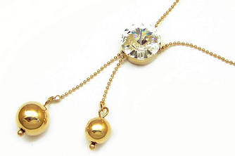 Кольє Золоті кулі