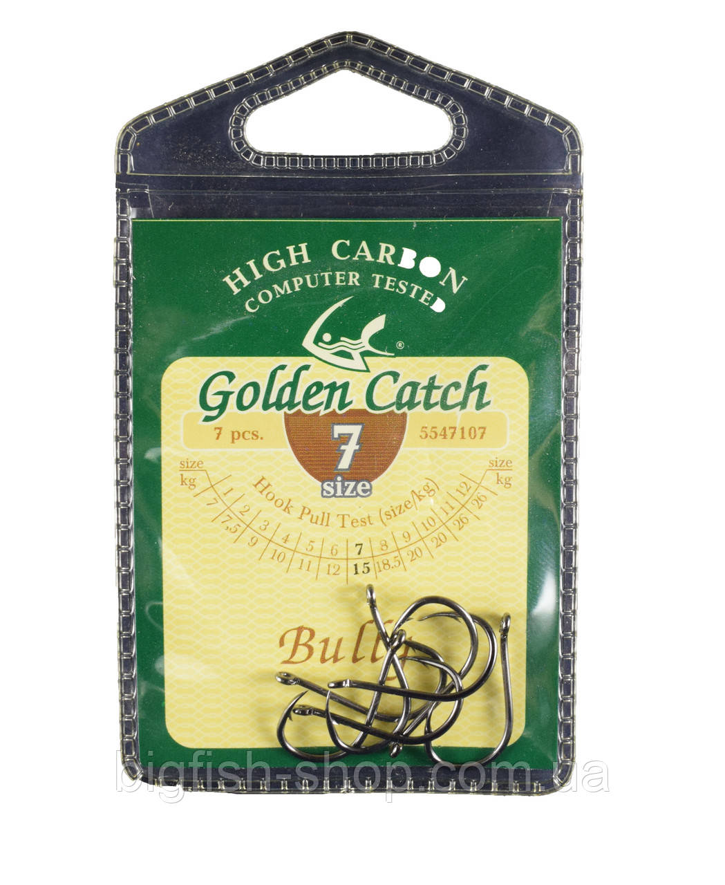 Крючки Golden Catch "Bully" № 7