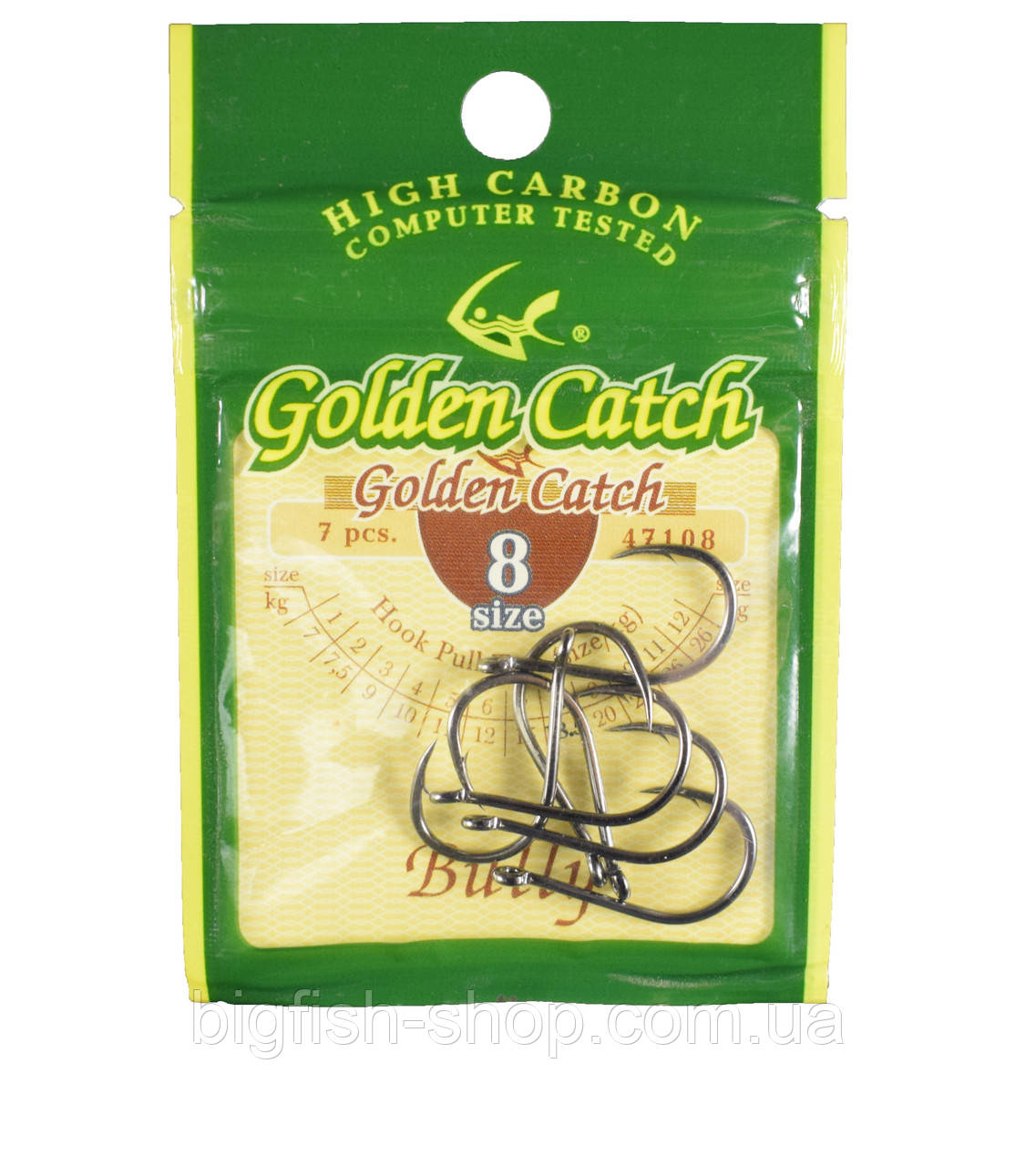 Крючки Golden Catch "Bully" № 8