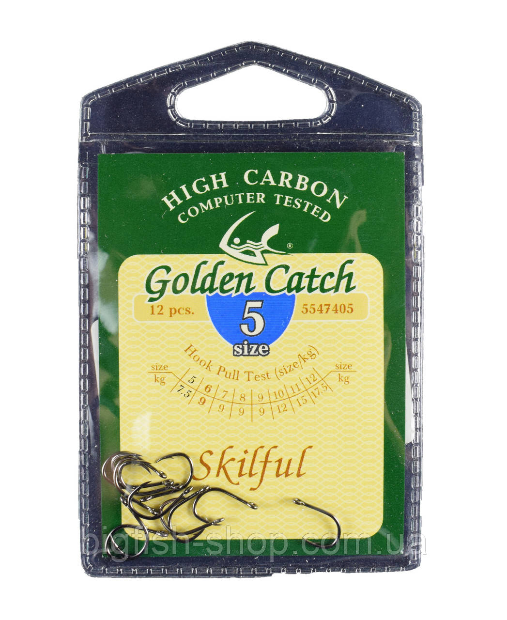 Крючки Golden Catch "Skilful" № 5