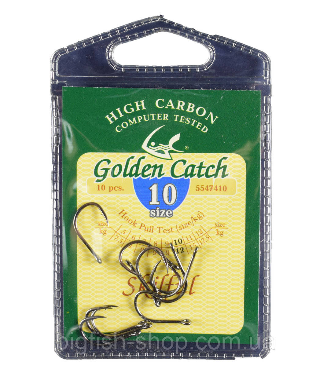 Крючки Golden Catch "Skilful" № 10