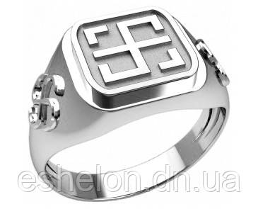 Кільце срібне Всеславец і Яровік 30346