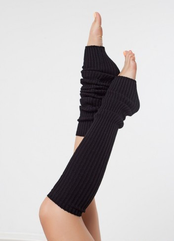 Гетри для танців розігрівальні 45 см чорні