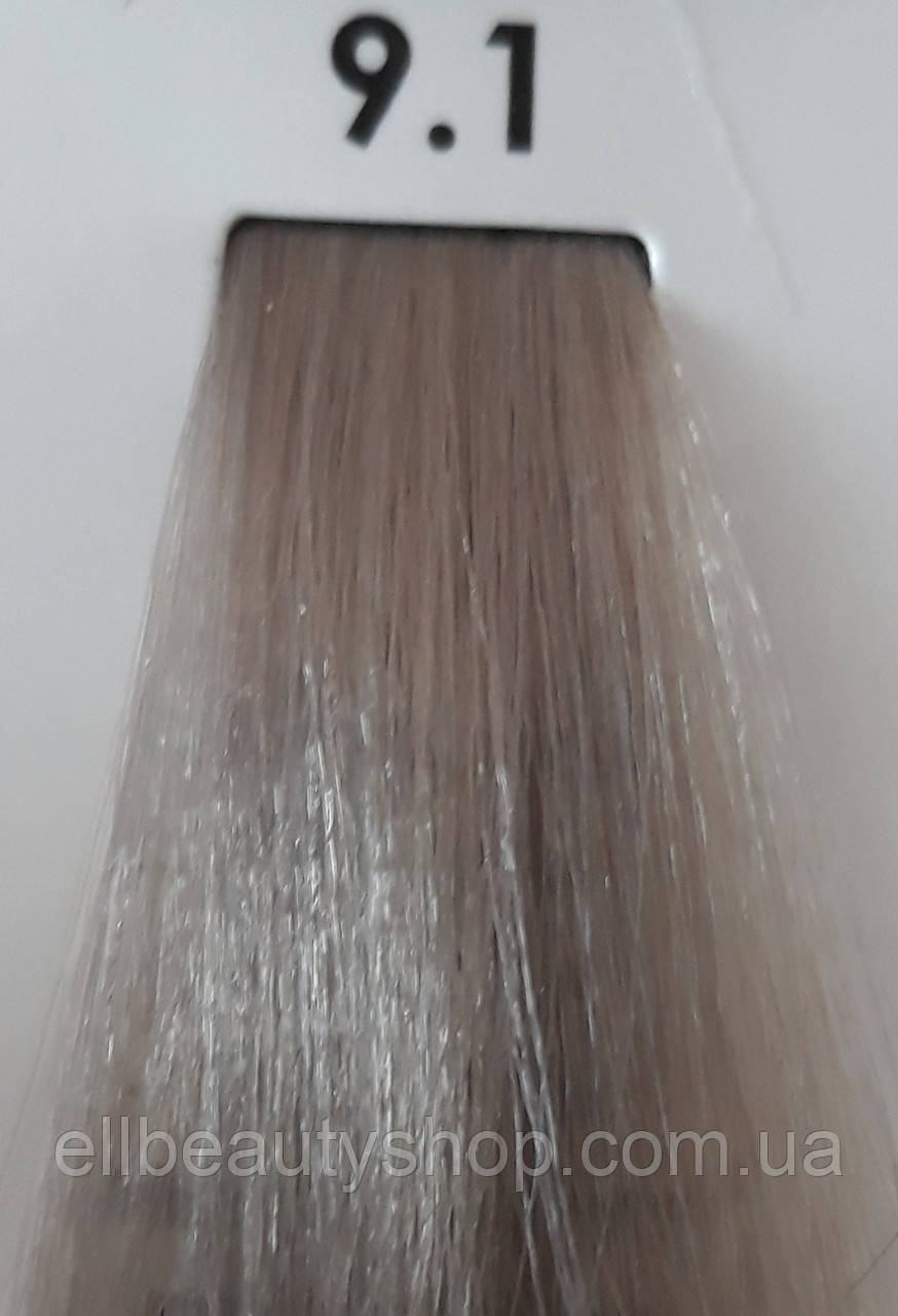 Крем-краска для волос Elea Professional Artisto Color - 9.1 блондин пепельный, 100мл - фото 1 - id-p584193251