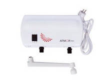 Водонагреватель проточный электрический Atmor Basic 5,0 кВт (Кран) 