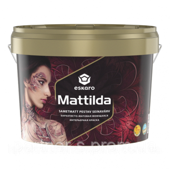 Моющаяся бархатисто-матовая интерьерная краска Mattilda Eskaro (0,95л) - фото 2 - id-p584416037