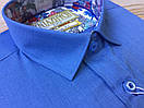Яскрава синя сорочка хлопчику в школу "Княжі", фото 2