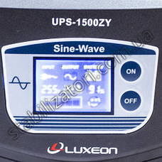 LUXEON UPS-1500ZY — безперебійник із правильною синусоїдою, фото 4