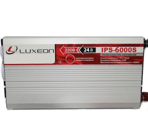 Luxeon IPS-6000S — інвертор напруги, перетворювач, з правильною синусоїдою