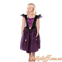 Платье на хэллоуин детское c паучками