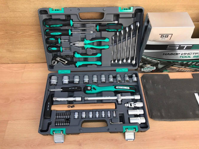 Набор инструментов, 58 предм. STELS 14113 (ID#559989367), цена: 3450 ...