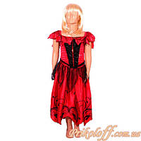Платье на Хэллоуин красное