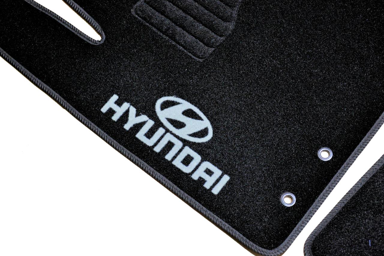 Ворсовые коврики Hyundai Elantra (2006-2011) /Чёрные, кт 5шт AVTM BLCCR1218 текстильные (Хюндай Элантра) - фото 7 - id-p577130721