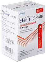 Тест-смужки Element Multi на загальний холестерин No10
