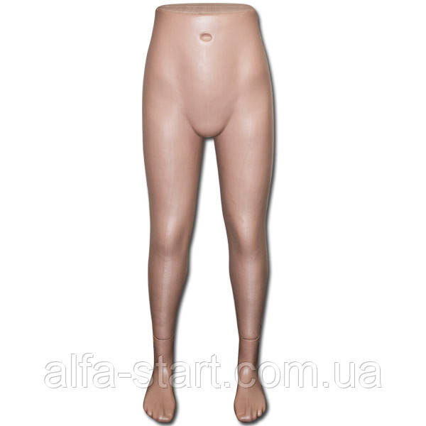 Манекен ноги підлітка тілесного кольору з пупком, фото 1