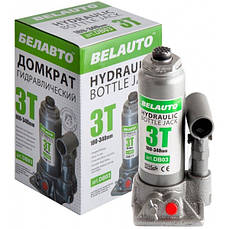 Домкрат пляшковий БЕЛАВТО DB03 3т 180-340мм