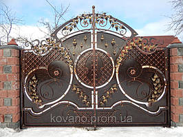 Кованые ворота от компании " ПП Брама" 9