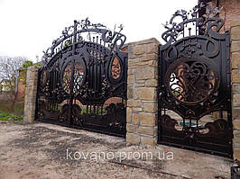 Кованые ворота от компании " ПП Брама" 14