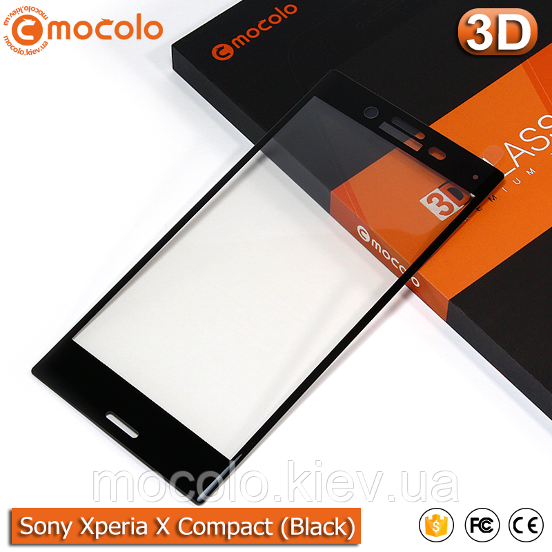 Захисне скло Mocolo Sony Xperia X Compact 3D (Black)