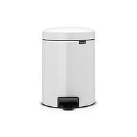 Відро для сміття з педаллю Brabantia Pedal Bin NewIcon 5 л White 112065