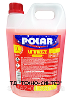 Антифриз красный концентрат POLAR (-76°C) Premium Longlife G12+ (5л)