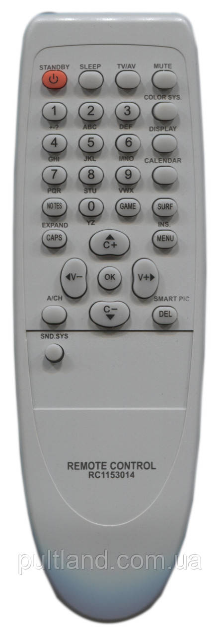 Пульт для телевізора Saturn RC1153014