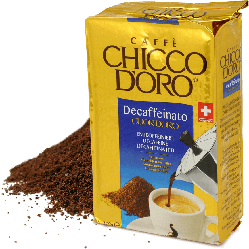 Кава Chicco d'Oro Decaffeinato Cuor d'Oro 250 гр мелена без кофеїну