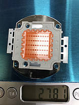 Фіто світлодіод матричний СОВ SL-50F 50W full spectrum led PREMIUM (45Х45 mil) Код.59050, фото 3