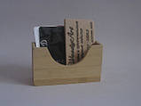 Підставка для карток дерев'яна, фото 2
