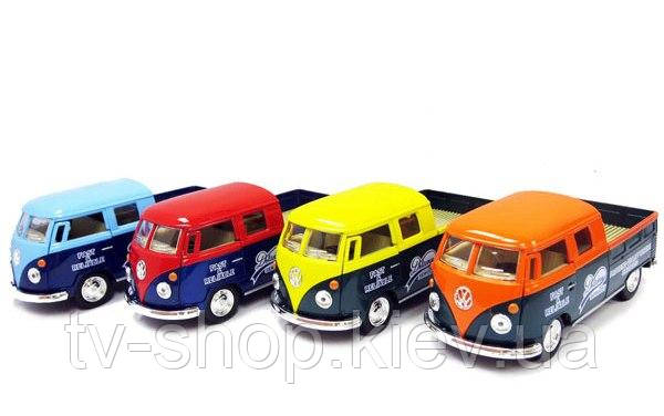 МАШИНКА KINSMART (Volkswagen Bus Double Cab Pickup), фото 1