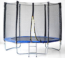 SkyJump батут 8 фт., 252 см. з захисною сіткою та драбинкою
