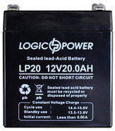 LogicPower LPM 12 V 20 Ah — 12 В — 20 А·год — кислотний акумулятор, фото 1