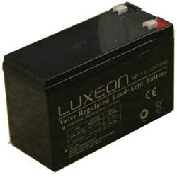 LUXEON LX1272 — 12 В — 7,2 А/год — акумулятор для ДБЖ, УПС, UPS, ДБЖ, безперебійника, фото 1