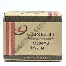 LUXEON LX1226MG — 12 В — 26 А·год — мультигелевий акумулятор для котла, фото 3