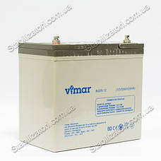 VIMAR BG55-12 — 12 В — 55 А/год — гелевий акумулятор для котла, фото 3