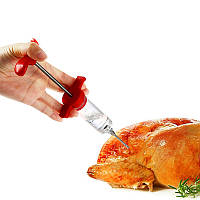 Шприц для м'яса! Для введення маринаду або соусу! Маринатор інжектор!