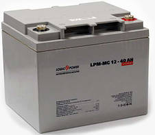 LogicPower LPM-MG 12V 40AH — 12 В — 40 А/год — мультигелевий акумулятор для котла, фото 3