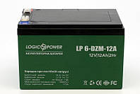 LogicPower LP 6-DZM-12 — 12 В — 12 А·год тяговий акумулятор — для електровелосипеда