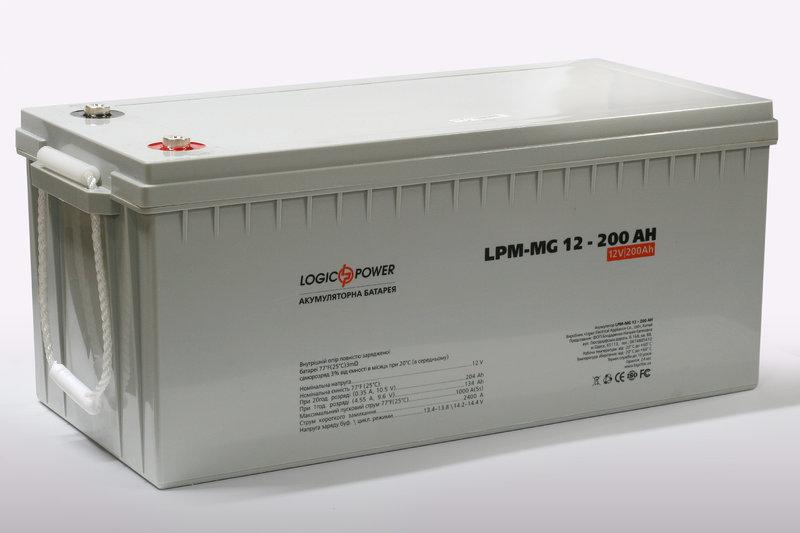 LogicPower LPM-MG 12 V 200 AH — 12 В — 200 А/год — мультигелевий акумулятор для котла