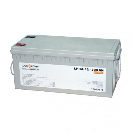 LogicPower LPM-GL 12V 200AH — 12 В — 200 А/год — гелевий акумулятор