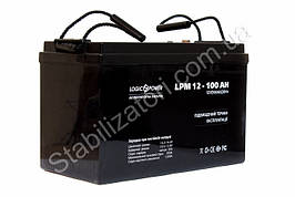 LogicPower LPM 12 — 100 AH — 12 В — 100 А/год — AGM акумулятор для котла