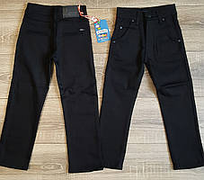 Штани, джинси на флісі для хлопчика 110-122 см (розн) (чорн002) пр.Туреччина