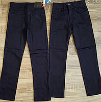 Штани,джинси на флісі для хлопчика 140-164 см(роздр)(темно сині) пр. Туреччина, фото 1