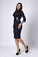 Костюм мод №269-8, розміри 44-46 шпилька сіра