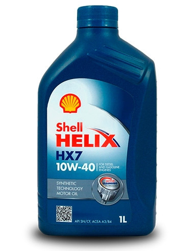 Моторна олива Shell 10w40 HX7 1л