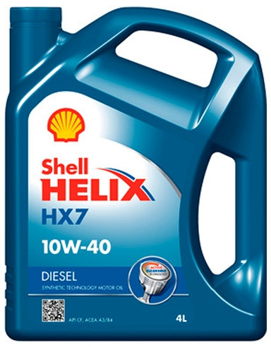 Моторна олива Shell 10w40 HX7 Diesel 4 л